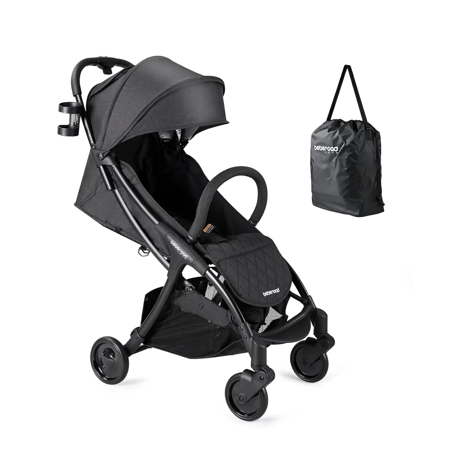 Beberoad Compact Lightweight Baby Stroller for Travel - Adjustable & Foldable