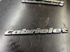 VW Golf 3 Cabrio Original Emblem Schriftzug Cabriolet VW 1E0853687C