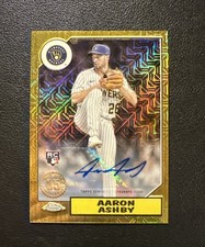 2022 Series 2 1987 Topps Chrome Silver Pack Mojo 183/199 Aaron Ashby Auto 