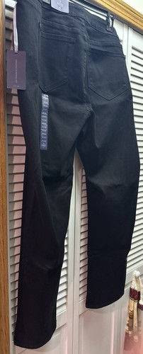 💞Jeans leggings donna NYDJ taglia 20W nero 29 1/2" cuciture interne nuovo con etichetta! Prezzo consigliato $108 - Foto 2 di 16