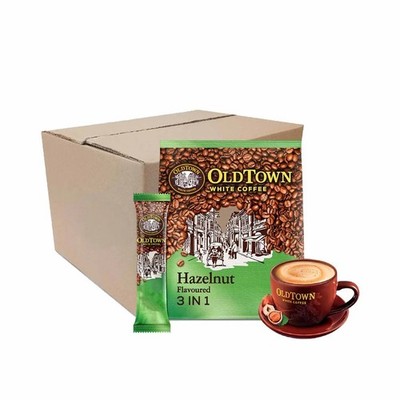 Old Town 3-In-1 Instant Hazelnut White Coffee 15 Sticks x 38g ( Pack of 4 )