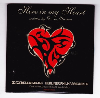 Scorpions   Here In My Heart 1 Track Promo CDr Single