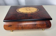San Francisco Music Ring Box Italian Hand Crafted Inlaid Wood Box