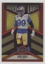 2023 Panini Legacy Under the Lights Ruby 19/50 Aaron Donald #UL-ADO 0c6