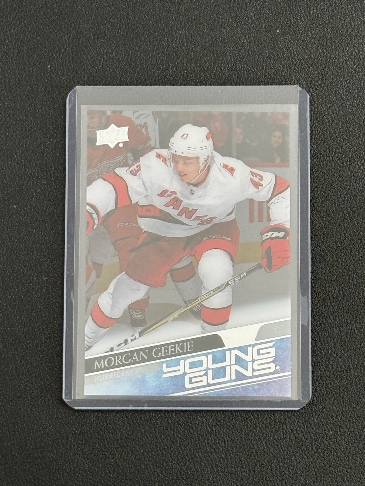 2020-21 Upper Deck Series 1 Morgan Geekie Young Guns Clear Cut SP Rookie RC #210