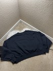 Nike Center Swoosh Pullover Women X-Large Black Mini Swoosh Oversized Baggy Y2K — photo 2