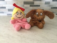 BEANIE PALM SIZE PALS "CINDY LOU AND MAX" PLUSH - HOW THE GRINCH STOLE CHRISTMAS