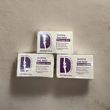 Lot 3x Soothing Pain Relief Massage Gel Natural Ingredients  100g Mild Formulate