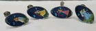 4 Hand Painted Disney Princes & Princesses Original Art Oil Painting Spoons — photo 1