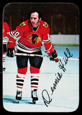 1976-77 Topps SET-BREAK #16 Dennis Hull EX or Better, (HUCK'S)