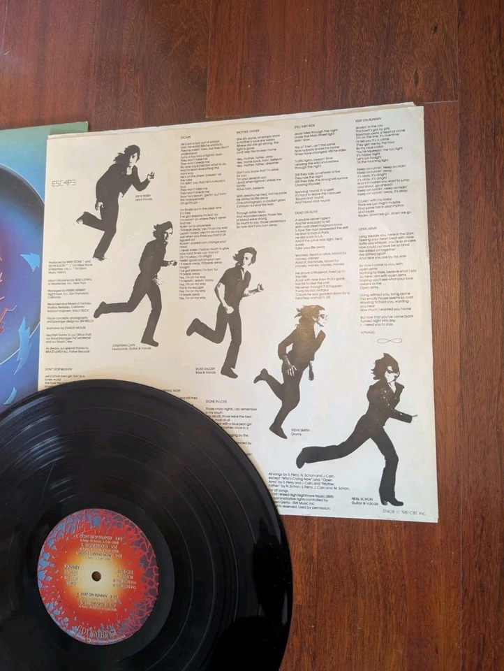 Journey - Escape -  Vinyl - 1981 CBS Records Excellent  - Image 3 of 4