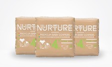 Nurture Diapers by BioBag, Size 4 15-31 lbs , 78 Premium Eco Baby Diapers