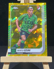2025 Topps Chrome MLS Sapphire Myrto Uzuni Gold #35/50 No.174