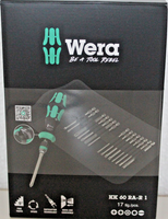 Wera Kraftform Kompakt 60 RA-R 1 Ratschen-Schraubendreher-Set, 17Tlg-2.2 2876 S8