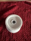 White Ceramic Dog Planter Flowers Plant 4" with Rubber Plug New Threshold Brand — photo 6
