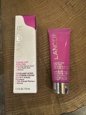 Lancer Caviar Lime Acid Peel w/ Glycolic Acid Phytic Acid Retinol 7.5ml NIB