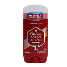 Old Spice Men's Deodorant Aluminum Free Active Defense Fast Break, 3 Oz