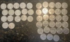 Canadian Quarter Lot  17-80% Silver, 28-Clad , 45 coins - 1942 to 1975