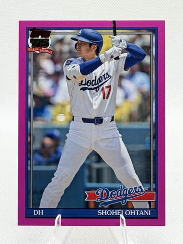 2026 Topps #91B2-1 Shohei Ohtani 1991 35th Anniversary Pink (Series Two)