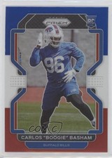 2021 Panini Prizm Rookie Red White & Blue Carlos Basham Jr Boogie #436 06y2