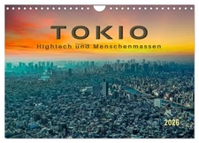 Tokyo - high-tech and crowds, US-Version  (Wall Calendar 2026 DIN A4 Landscape),