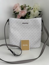 Image of Michael Kors Women's Large Tote Bag Grey Zip Closure
