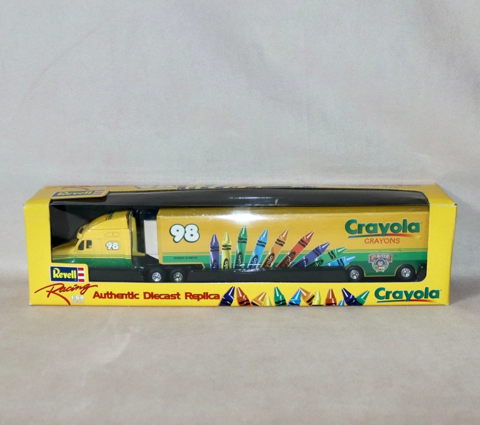 Revell Racing ~ 98 Crayola Crayons Tractor Trailer ~ 50th Anniversary 1:64 NRFOB - Image 3 of 4