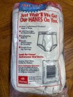 Hanes 1992 New Old Stock boys size 6 Cotton Briefs Classic White 3-Pack, Vintage — photo 2