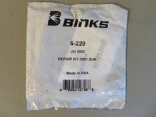 New Binks 6-229 Repair Kit For 2100 2001 Gun New Binks 6-229 Repair Kit For 2100 2001 Gun