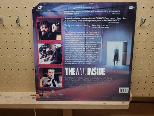 The Man Inside Laserdisc Jurgen Prochnow (1990) Fast Shipping! - Imagen 2 de 7