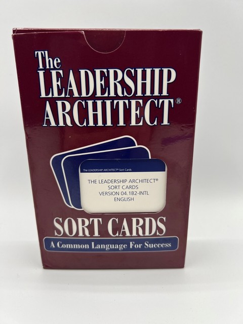 The Leadership Architect Sort Cards Version 04. 1B2-INTL IV8721 The Leadership Architect Sort Cards Version 04. 1B2-INTL IV8721
