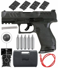 Umarex T4E Walther PDP Compact CO2 .43 Cal Paintball Marker w/CO2 & Rubber Balls