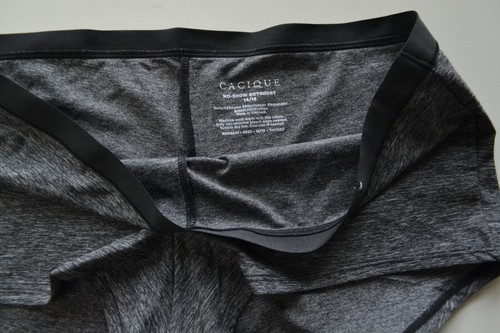 Cacique No-Show Boyshort Panty dark grey plus size 14/16 - Picture 4 of 5