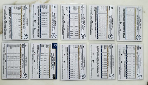 Kansas City Royals Team Lot ~ 10 Cards ~Foils, Parallels, RC’s - Picture 2 of 2