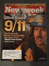 2006 AUGUST 7 NEWSWEEK MAGAZINE - OLIVER STONE'S 9/11 FRONT COVER - L 20431
