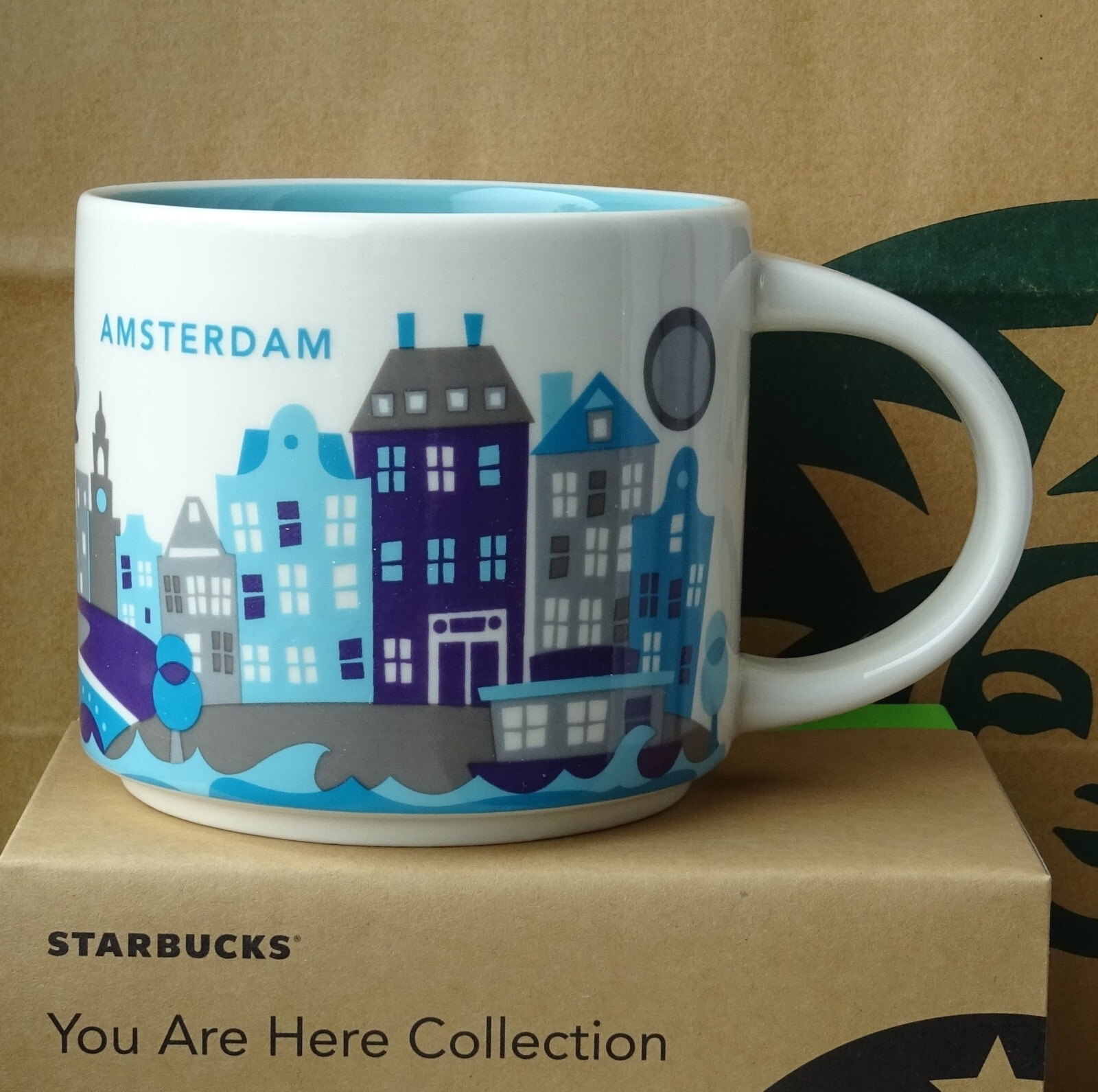 Starbucks You Are Here Amsterdam City Mug 14oz