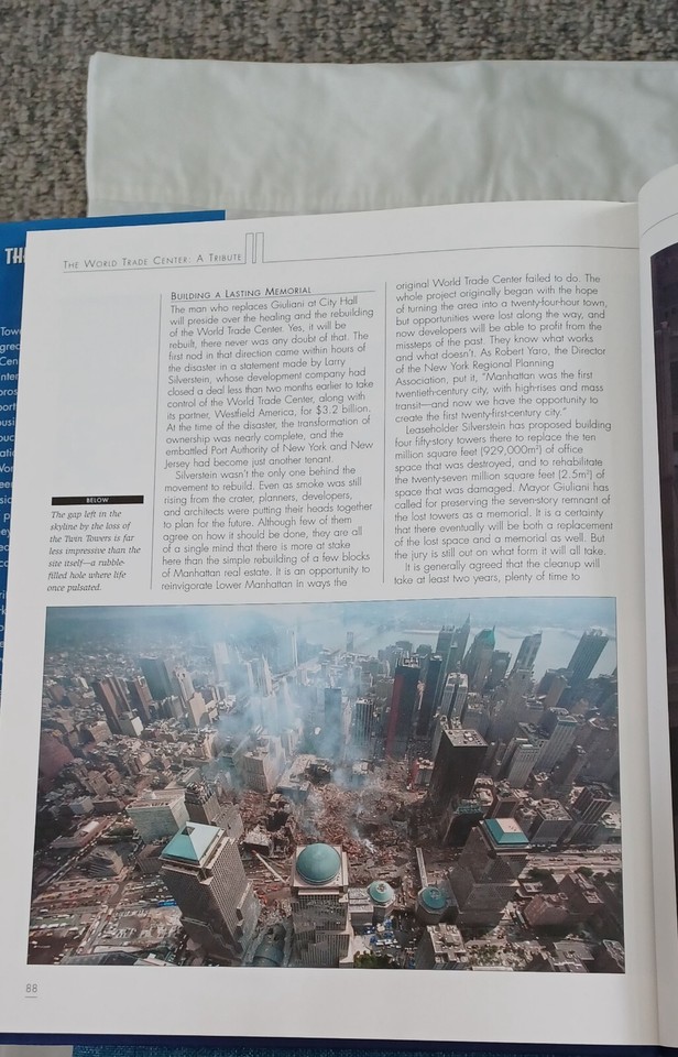 World Trade Center A Tribute by Bill Harris (2001, Hardcover