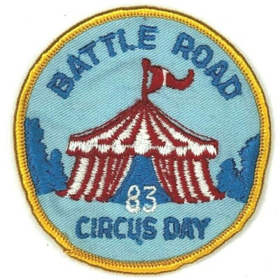 1983 Battle Road District Circus Day Minuteman Council Patch
