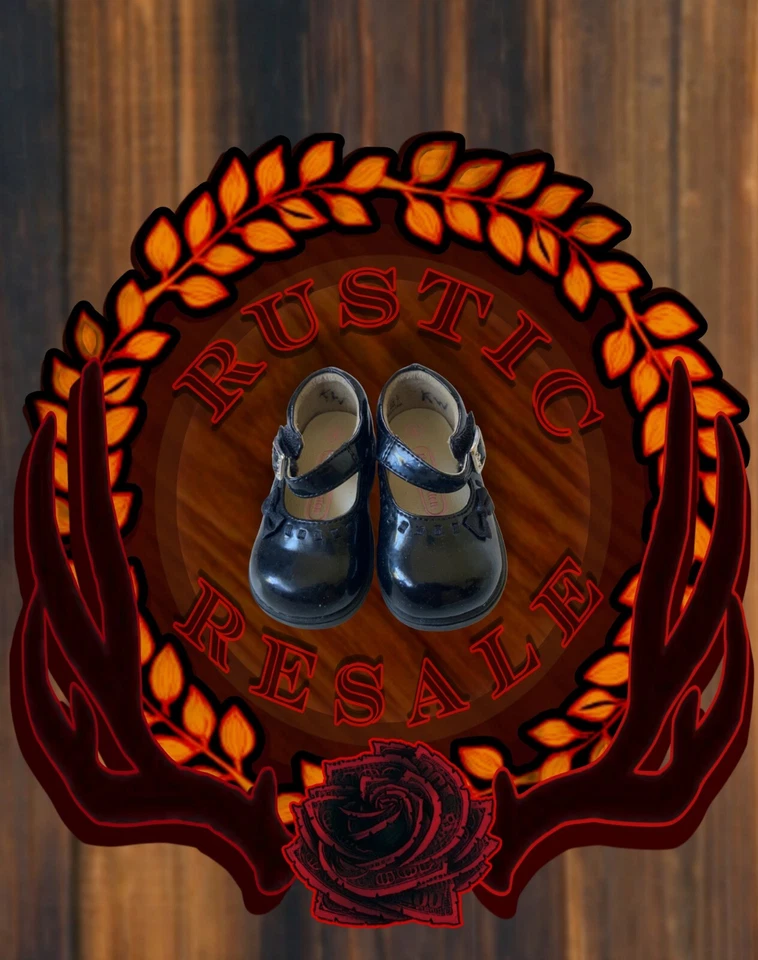 Zapatos de vestir/escuela para bebé niña talla 2 negros Kid Connection Foto 2 de 3