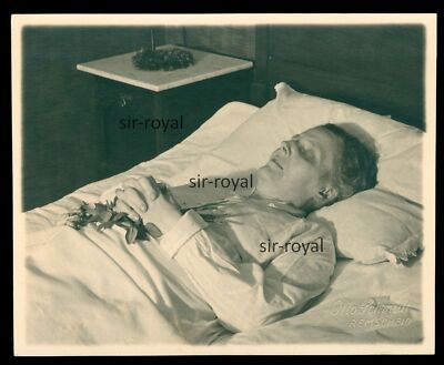 Postmortem Tod Trauer Aufbahrung Beerdigung Leiche - Remscheid - Foto 12x9cm