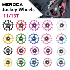 2pcs MTB Rear Derailleur Jockey Wheels Steel Bearing Pulley Bike Guide Roller