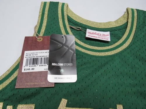 New 1986-86 Larry Bird #33 Celtics Mens Mitchell & Ness CNY Swingman Jersey $140 - Picture 10 of 12