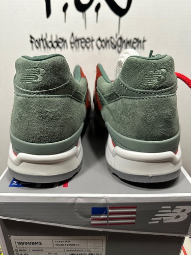 NUOVISSIMA New Balance 998 x Concepts (CNCPTS) Boston Rivalry Special Box M998BMG - Foto 8 di 10