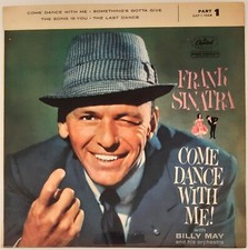 FRANK SINATRA, Come dance with me! 45 giri, Capitol Records EAP 1-1069, 1959.