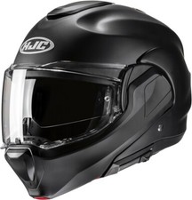 CASCO MOTO REVERSIBILE HJC IN FIBRA F100 NERO OPACO 2025  TAGLIA S