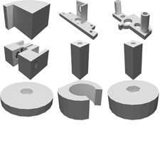 Plasma Cutting Table Frame Kit for DIY GRBL Arduino 2.5x2.5 ft CNC System