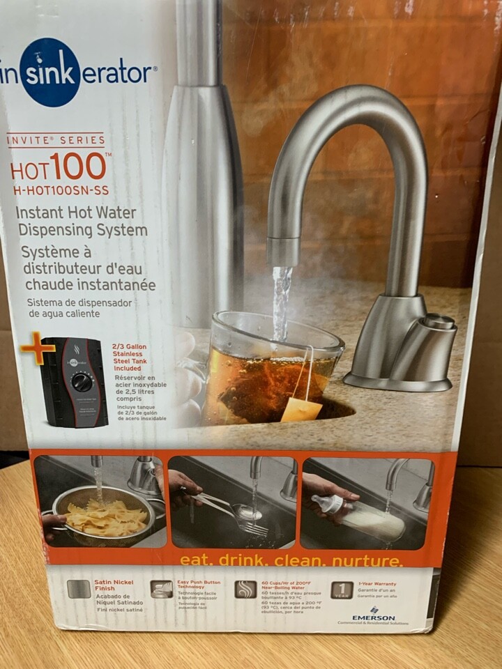 InSinkErator Satin Nickel Hot Water Dispense Instant Hot Water System  696567042708 | eBay