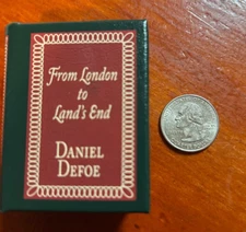 DEL PRADO MINIATURE FROM LONDON TO LAND'S END DANIEL DEFOE Leather Made in Spain