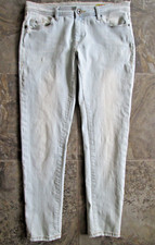 BLANK Women's Jeans 29 31x28 Skinny Ankle Acid Light Blue Distressed Denim NYC