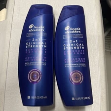 2 Head & Shoulders 2 In 1 Clinical Strength Dandruff Defense  OIL CONTROL CITRUS